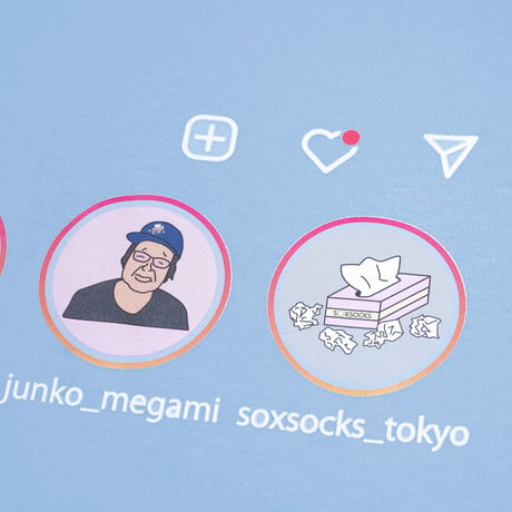 ソソスタグラムロンT🐬blue
