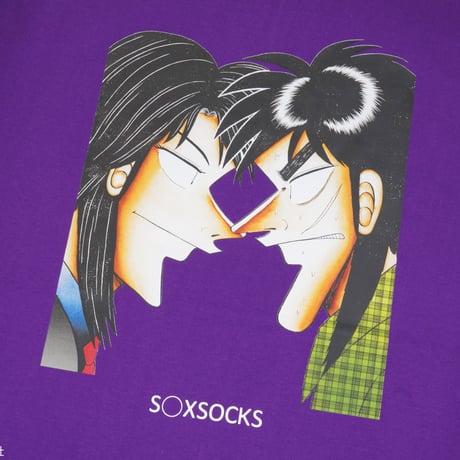 カイジVSイチジョウTシャツ💴purple