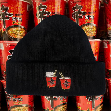 コリアンドリームニットキャップ🍜black