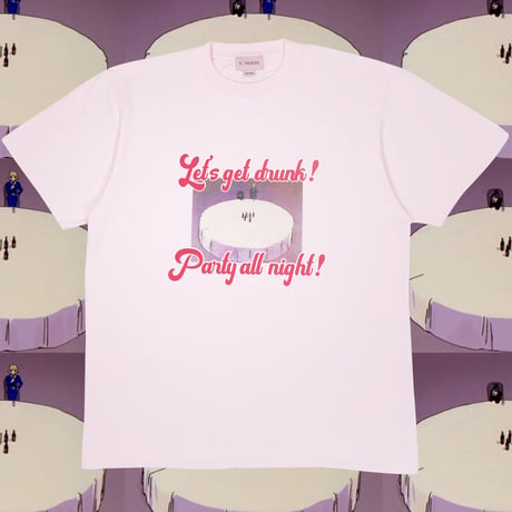 作画崩壊Tシャツ🍾pink