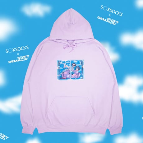 マジックミラー号覗き見パーカー🚛💙☁️lightpurple