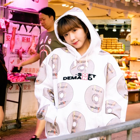 SOD DVD柄パーカー📀blue