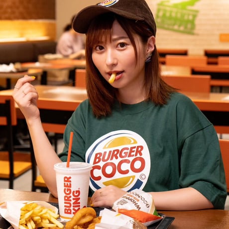 BURGER COCOTシャツ🍔green