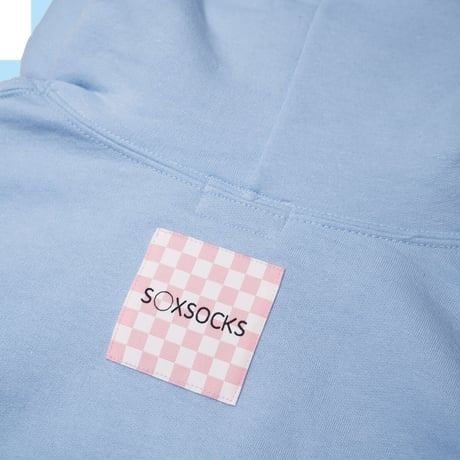 水色しんりゃ君パーカー💎lightblue