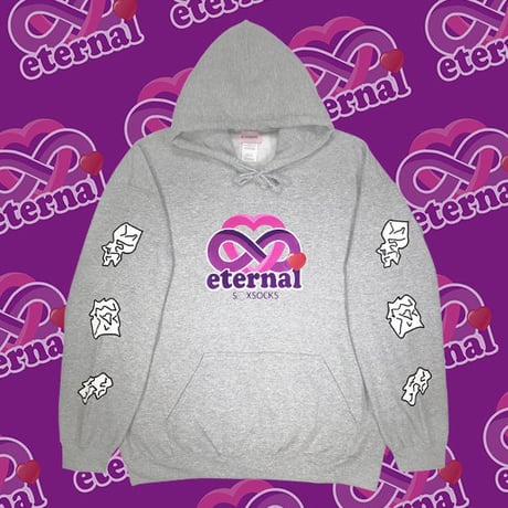 萌え萌えキュンキュンeternalコラボパーカー🎀grey