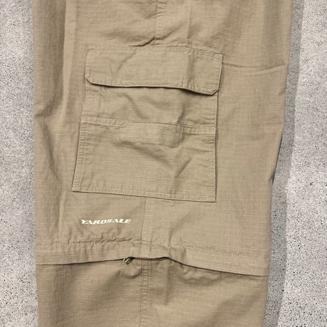 YARDSALE  Phantasy Ripstop Cargo Zip-off Shorts (Beige)