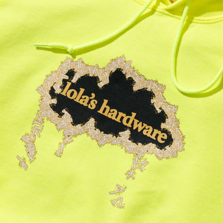 LOLA'S HARDWARE BOLT CLOUD HOOD - neonlime