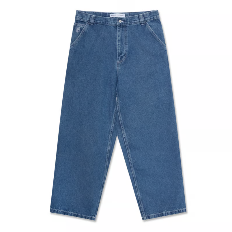 POLAR SKATE CO. BIG BOY WORK PANTS - BLUE WASH POLAR SKATE CO. BIG BOY WORK PANTS - BLUE WASH