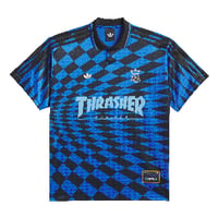 ADIDAS SKATEBOARDING THRASHER×AFA JERSEY - BLK/BLU