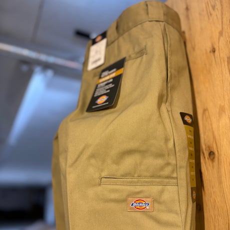 DICKIES ORIGINAL DOUBLE KNEE WORK PANTS / Khaki