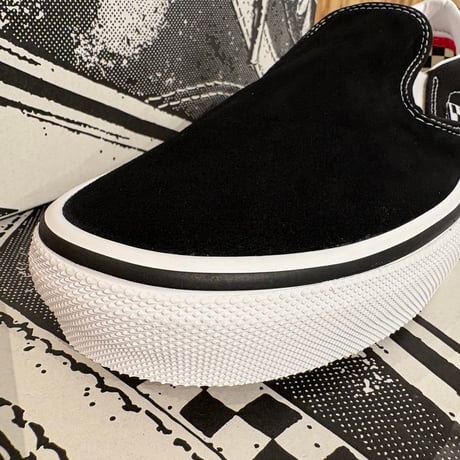 VANS SKATE SLIP-ON / Black White