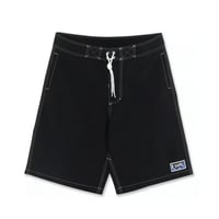 POLAR SKATE CO.  SPIRAL SURF SWIM SHORTS / Black