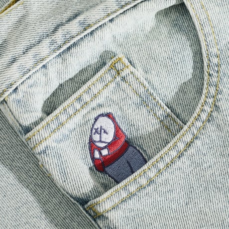 POLAR SKATE CO.  BIG BOY PANTS - Light Blue OG