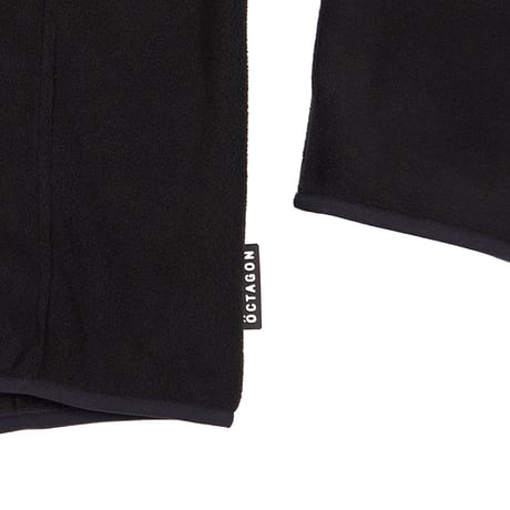 ÖCTAGON  NINJA ZIP HOODED SWEATSHIRT - BLACK