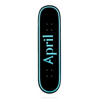 APRIL SKATEBOARDS  MINI - APRIL OG LOGO - BLUE BLACK