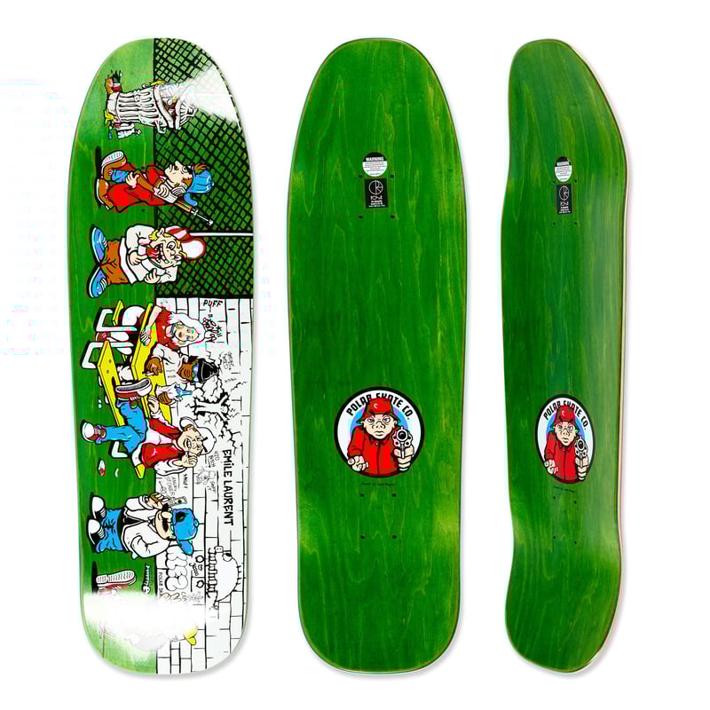 スケートボード POLAR \" TURTLE TOWN / EMILE LAURENT \" Polar Emile Laurent Turtle Town T-Shape Deck - 9
