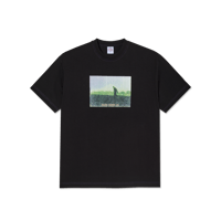 POLAR SKATE CO.  Contrast Tee | Beach Walk - Black/Purple
