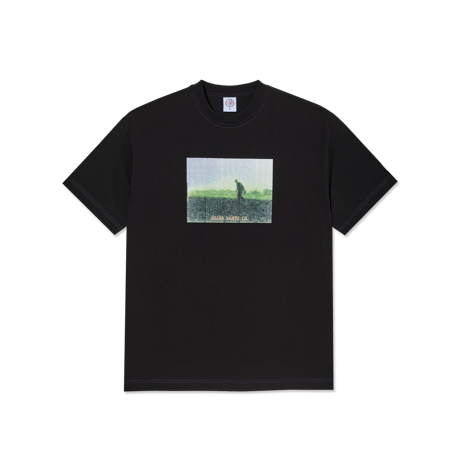 POLAR SKATE CO.  Contrast Tee | Beach Walk - Black/Purple