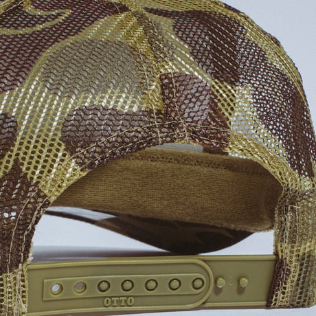 FUCKING AWESOME  GUN BABY SOFT FOAM TRUCKER HAT - WASHED CAMO
