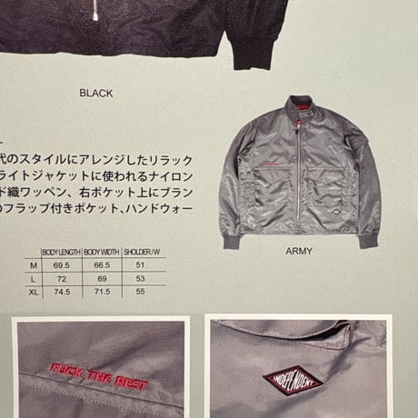 INDEPENDENT TRUCK  SUMMIT G8 JACKET - Black