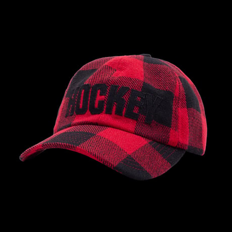 HOCKEY  PLAID HOCKEY HAT RED