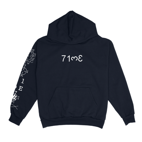 T.I.M.E  TEST PRESS HOODIE - Navy - Designed by Joe Roberts