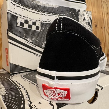 VANS SKATE SLIP-ON / Black White