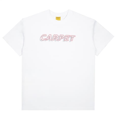 CARPET COMPANY MISS PRINT RHINESTONE TEE / White