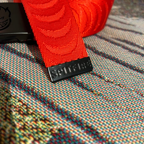 SPITFIRE  BIGHEAD CUT OUT JACQUARD SWIRL WEB BELT