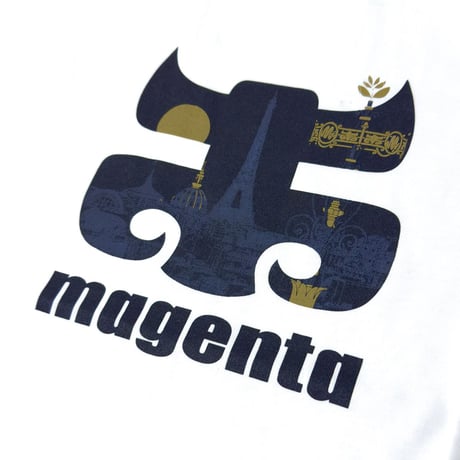 MAGENTA×IPATH  MAGENPATH TEE - WHITE