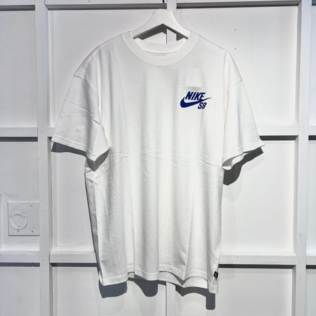 NIKE SB LOGO TEE  WHITE/GAME ROYAL
