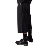 POETIC COLLECTIVE  SCULPTOR SHORT - BLACK DENIM WASH
