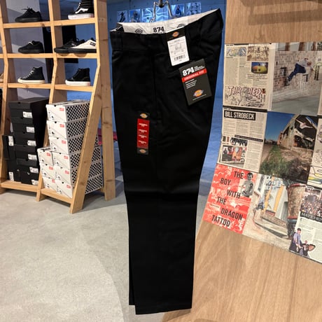 DICKIES ORIGINAL 874 WORK PANTS / Black