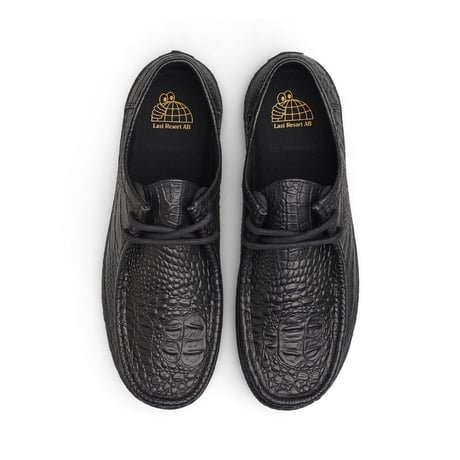 LAST RESORT AB  VM006 MOC LO BLACK CROC/BLACK