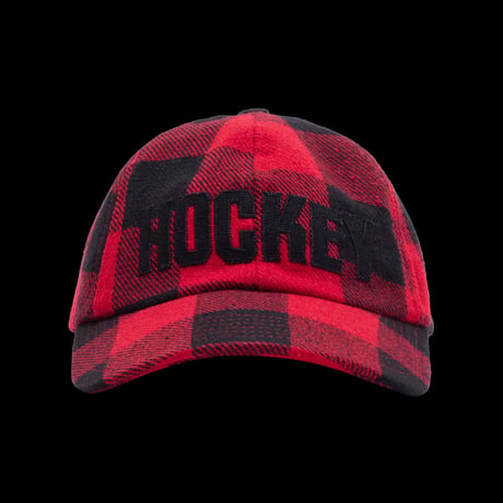 HOCKEY  PLAID HOCKEY HAT RED