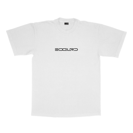 EDGLRD  TECH SCRIPT TEE - OFF WHITE