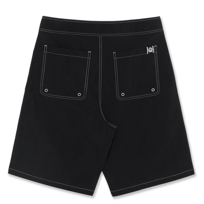 POLAR SKATE CO. SPIRAL SURF SWIM SHORTS / Blac