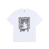 POLAR SKATE CO.  TEE | PASSING RESEMBLANCE - WHITE
