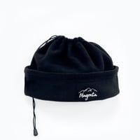 MAGENTA SKATEBOARDS  CONVERTIBLE FLEECE BEANIE - BLACK