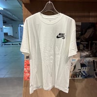 NIKE SB LOGO TEE  white/black
