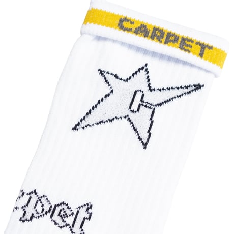 CARPET COMPANY C-STAR SOCK - White