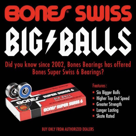 BONES BEARINGS SUPER SWISS 6 BIGBALL
