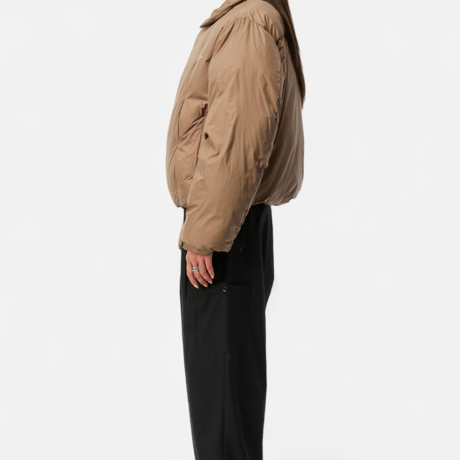 DIME PLEATED PUFFER - Bronze