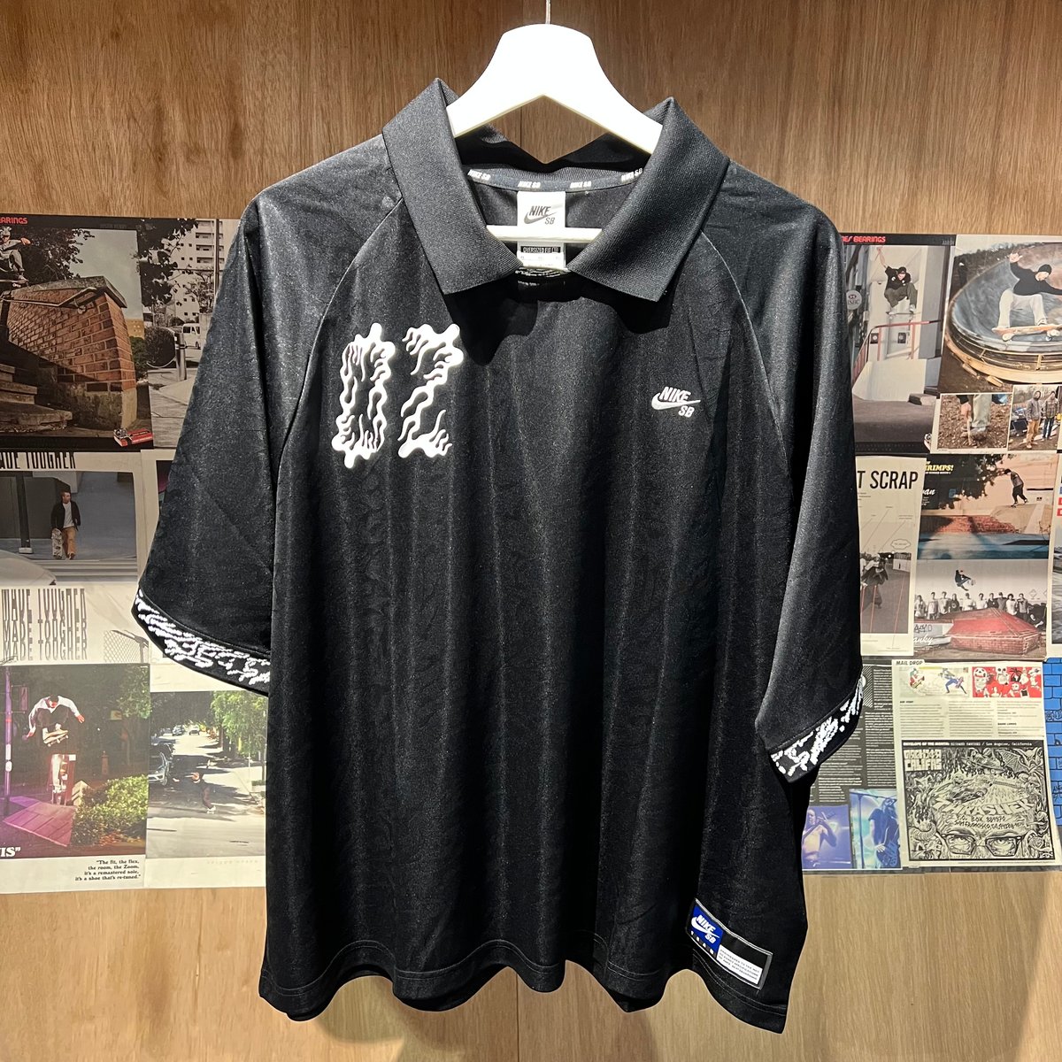 【NIKE】ナイキSBドライフィットジャカードジャージ NIKE SB JACQUARD JERSEY-BLACK | DPRTMENT SKATES