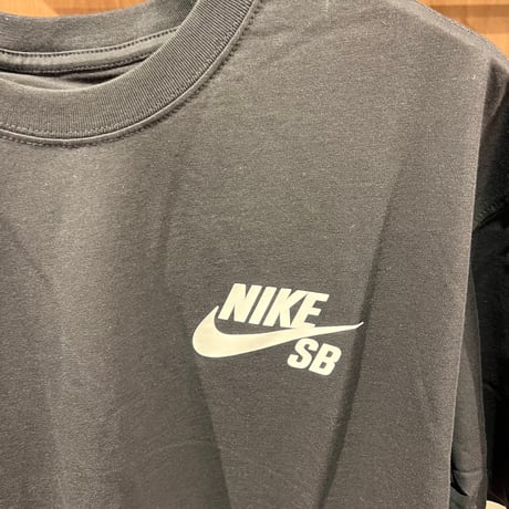 NIKE SB LOGO TEE  black/white