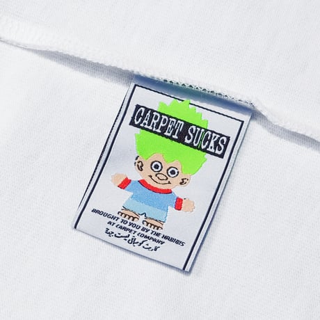 CARPET COMPANY MISS PRINT RHINESTONE TEE / White