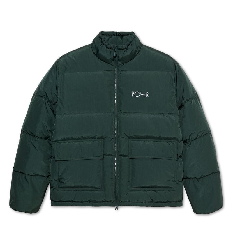 POLAR SKATE CO. POCKET PUFFER JACKET - DARK TE