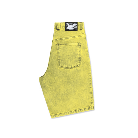 POLAR SKATE CO.  Big Boy Shorts | Angel Child - Lemon Black