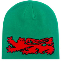 CARPET COMPANY LION BEANIE / Green Red