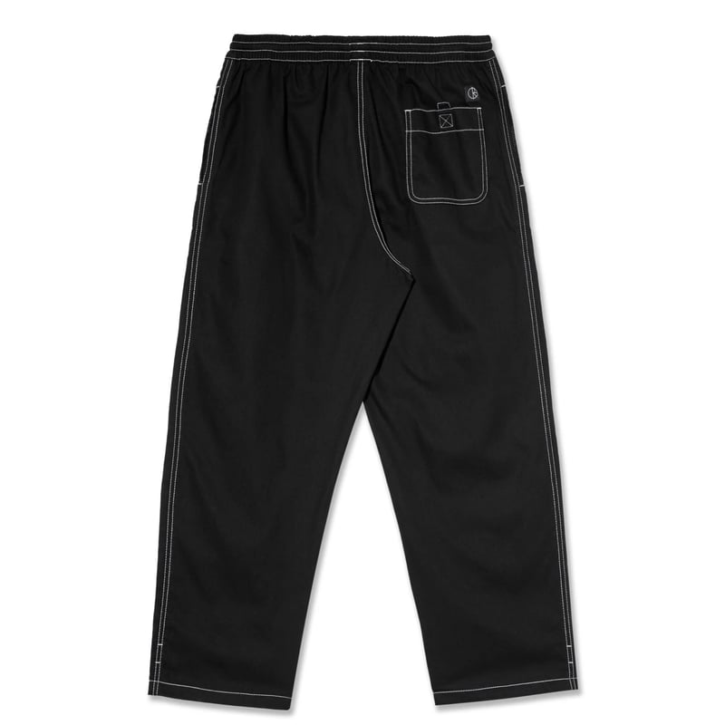 POLAR SKATE CO. SURF PANTS | CONTRAST - BLACK